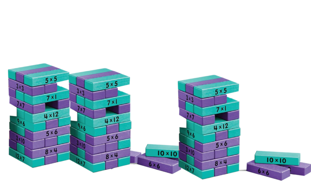 MULTIPLICATION TOWER OF MATH GAME
