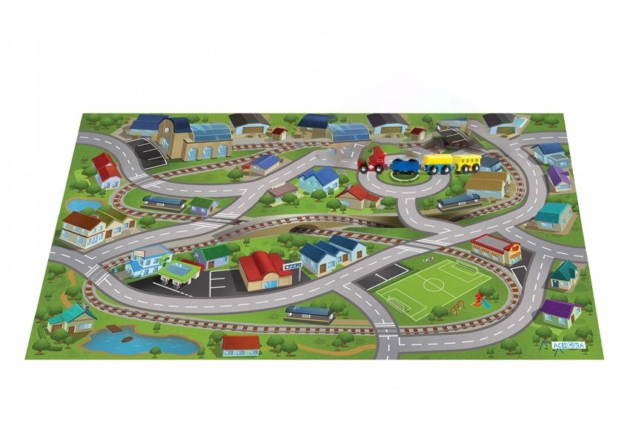 PLAYMAT TRAIN STATION
