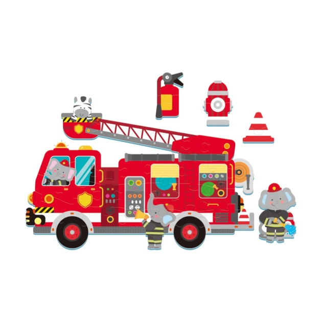 Fire Truck Foam Puzzle (36pcs)