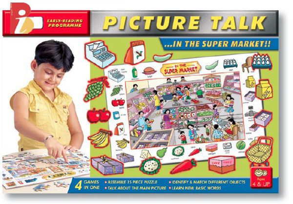 PICTURE TALK - IN THE SUPERMARKET