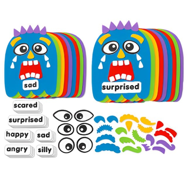 PEEL & STICK MOODY MONSTERS