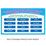 CRINKLE-CUT CRAFT SCISSORS – SET OF 12 - Image 2
