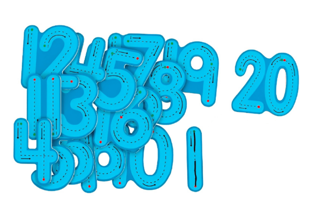 GIANT TRACING NUMBERS