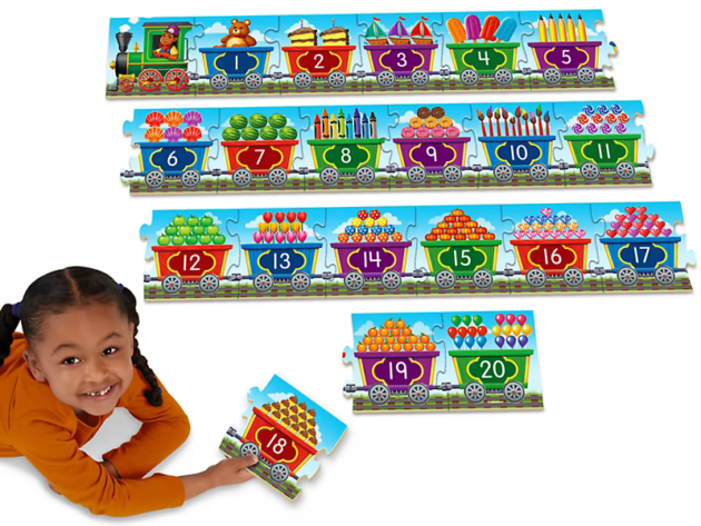 Number Train Floor Puzzle