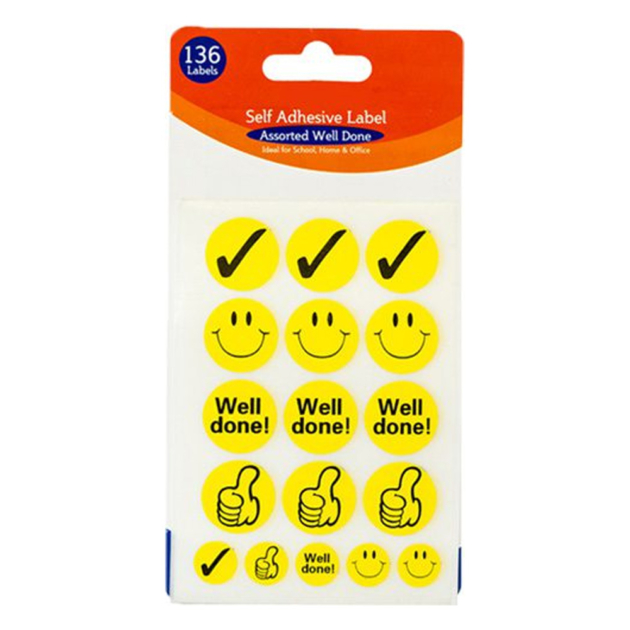 STICKERS - WELL DONE 136