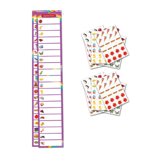 SYMBOLS CHARTS AND STICKERS