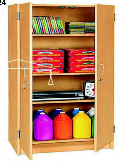 HEAVY-DUTY LOCKING STORAGE CABINET
