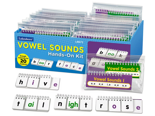 Vowel Sounds Hands-On Teaching Kit