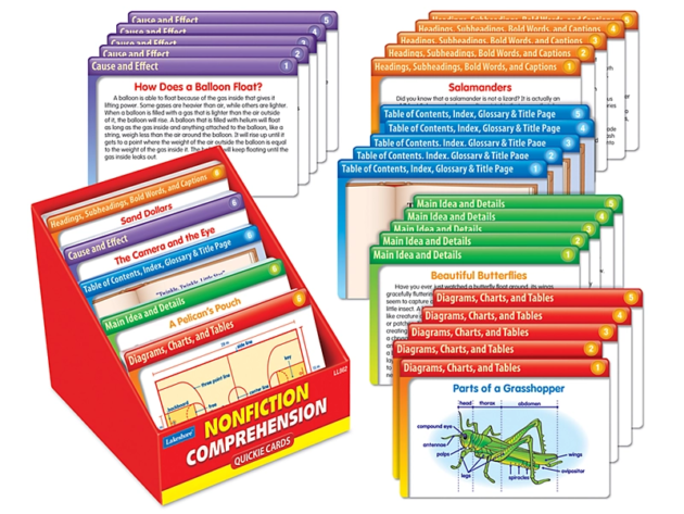 Nonfiction Comprehension Quickie Cards