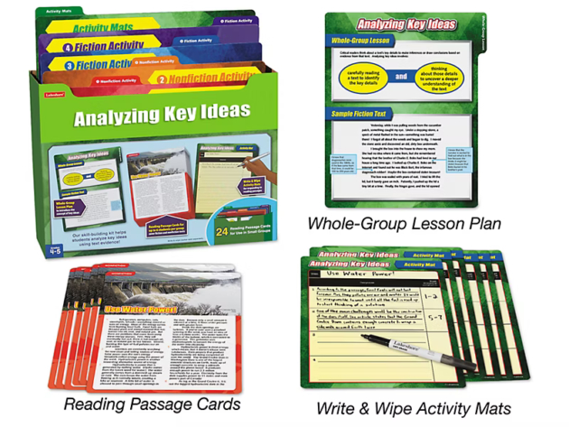 Analyzing Key Ideas Finding Evidence Kit - Gr. 4-5