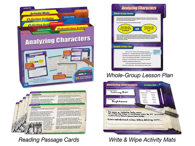 Analyzing Characters Finding Evidence Kit - Gr. 4-5