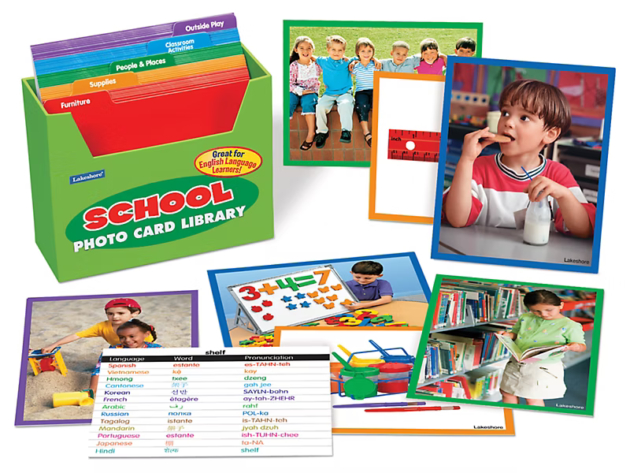 School Vocabulary Development Photo Card Library