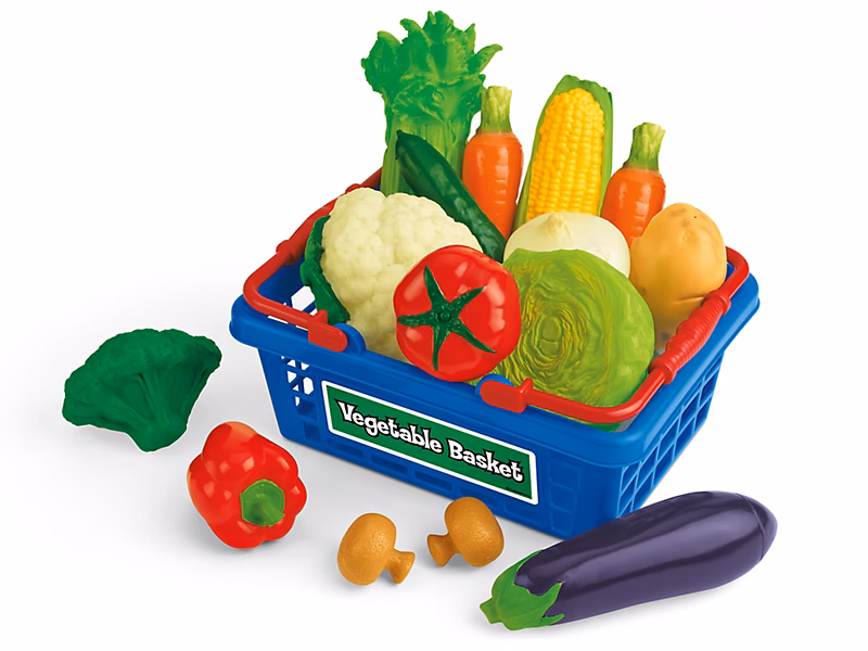 Let’s Go Shopping Vegetable Basket