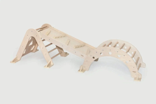 Climbing Arch, Board and Triangle - Set of 3