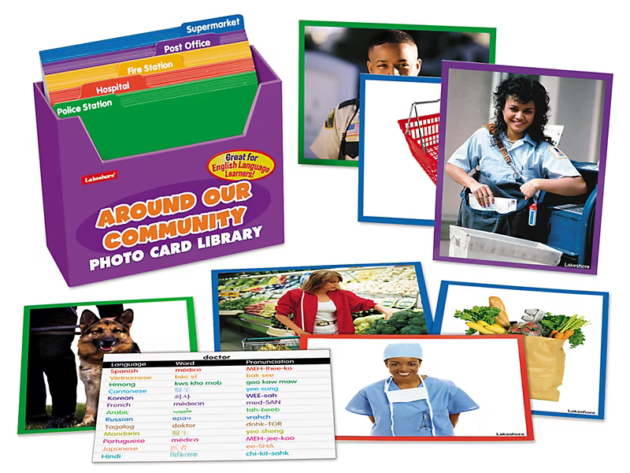 Around Our Community Vocabulary Development Photo Card Library