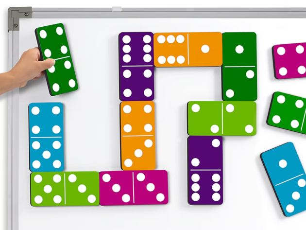 Giant Magnetic Dominoes