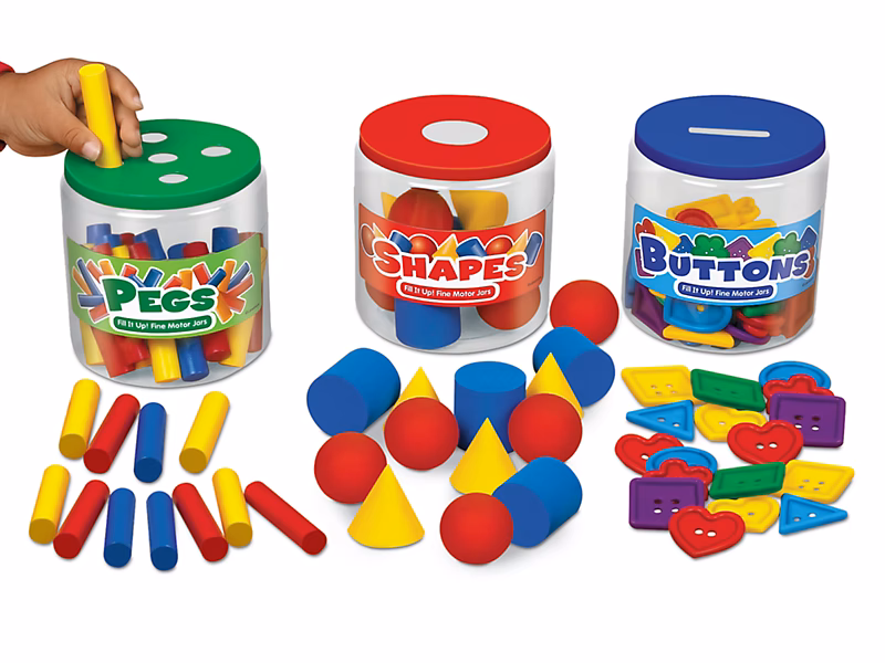 FILL IT UP! FINE MOTOR JARS