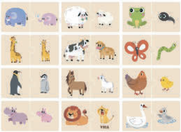 Mom and Baby Puzzle Set