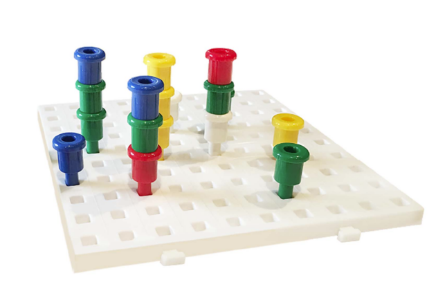 Jumbo Peg Board Inter  Connect 200x200mm