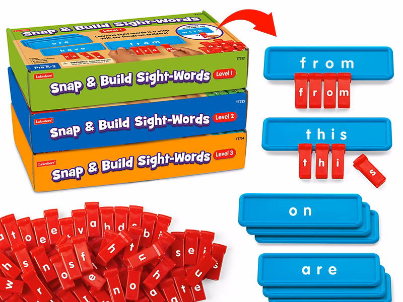 Snap & Build Sight-Words - Complete Set