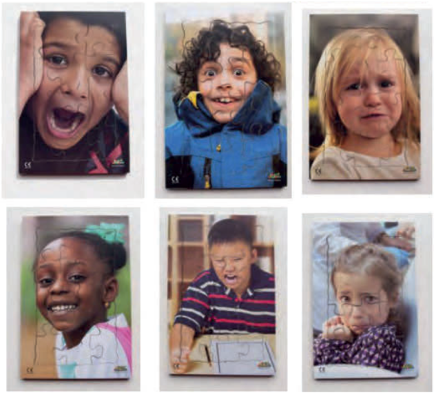 Emotion Tray Puzzles - 12 Piece